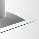 UNDANTAG Hotte plafond, acier inox/verre