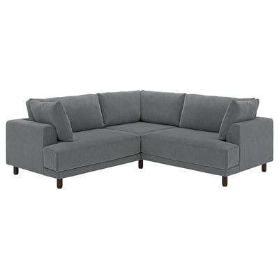 UPPÅKRA Canapé d'angle modulaire, 3 places, Johanneshov gris foncé
