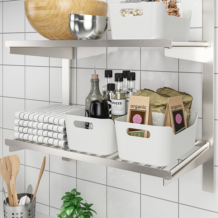 KUGGIS Boîte, Blanc, 37x54x21 Cm