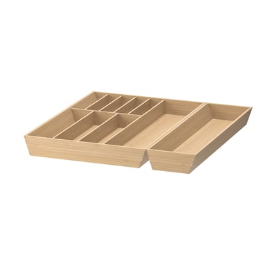 UPPDATERA Range-couverts/range-ustensiles, bambou clair, 20x19 1/2 "