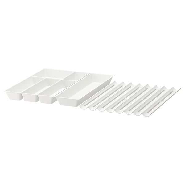 UPPDATERA Range-couverts+ustens/4 rge-épices, blanc, 33x19 1/2 "