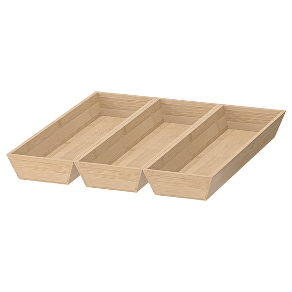 UPPDATERA Range-ustensiles, 3 pièces, bambou, 17x19 ½ "