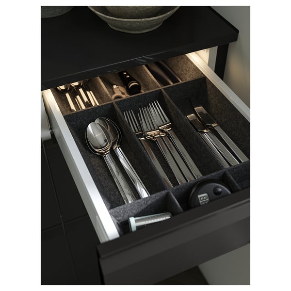 UPPDATERA Rangement adaptable pour tiroir, gris, 15x24 "