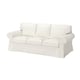 EKTORP PIXBO Housse de convertible 3places Blekinge blanc - IKEAPEDIA