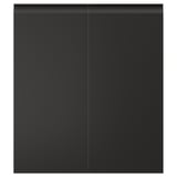 UPPLÖV Porte arm inf angle 2p, gauche/mat anthracite, 13x30 "