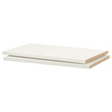 UTRUSTA Tablette, blanc, 24x14 3/4 "