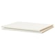 Option : UTRUSTA Tablette, blanc, 30x24 "