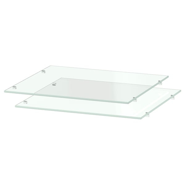 UTRUSTA Tablette, verre, 15x14 3/4 "