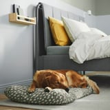 UTSÅDD Coussin pour animaux, gris-vert/blanc cassé, 25 ¼x40 ¼ "