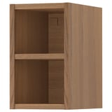 VADHOLMA Rangement ouvert, brun/frêne teinté, 9x14 3/8x15 "