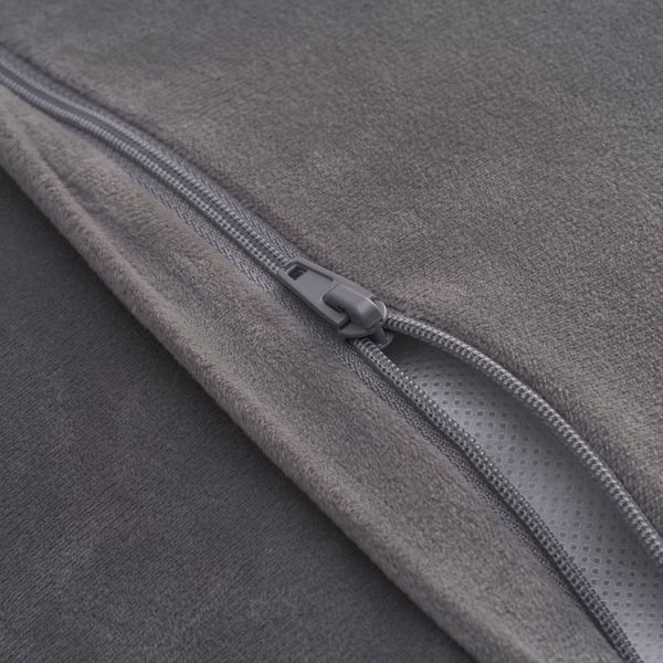 VÄGVISARE Housse de coussin, gris, 20x20 "