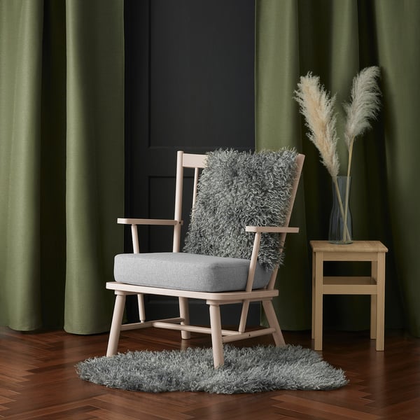 VÄGVISARE Housse de coussin, gris, 20x20 "