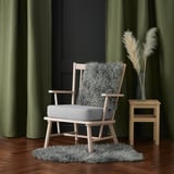 VÄGVISARE Housse de coussin, gris, 20x20 "