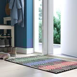 VÄNDPLATS Paillasson, multicolore/rayure, 2 ' 0 "x2 ' 11 "