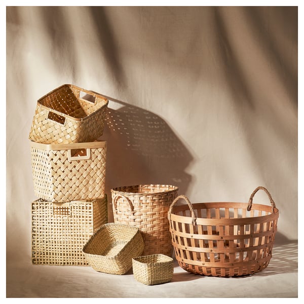 VÄXTHUS Panier, rotin/fait main, 12 ½x13 ¾ "