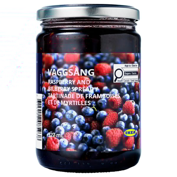 VAGGSÅNG Tartinade framboise myrtille, 15 oz