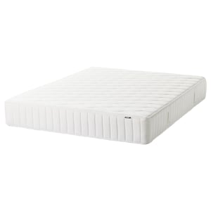 VÅGSTRANDA Matelas hybride, ferme/blanc, Deux places
