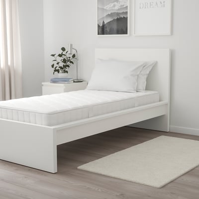 VÅGSTRANDA Matelas hybride, ferme/blanc, 1 place