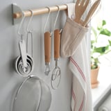 VARDAGEN Fouet plat, acier inox/hêtre, 10 1/4 "