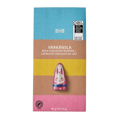 VÅRKÄNSLA Sac de lapins en chocolat au lait, 3 oz