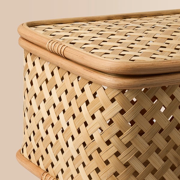 VIELÅNGEN Boîte avec couvercle, 9 ¾x13 ¾x7 "