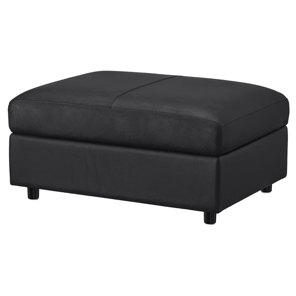 VIMLE Repose-pieds av rangement, Grann/Bomstad noir