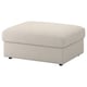 VIMLE Repose-pieds av rangement, Gunnared beige