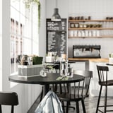 VIMPELFISK Couverts+range-couverts, 20 pièces, acier inox bambou/blanc cassé