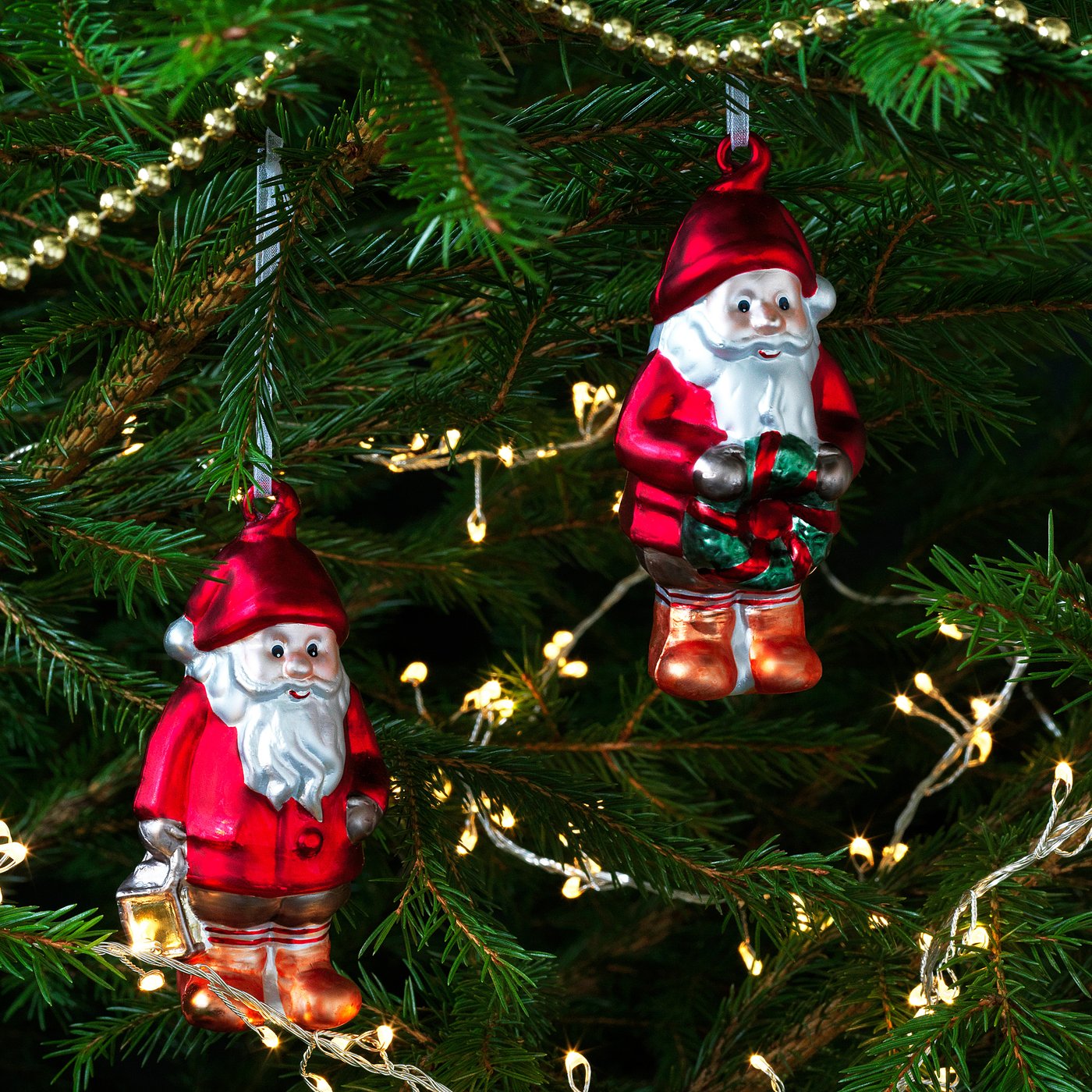 Vinter 2020 Decoration A Suspendre 2 Pieces Pere Noel Ikea