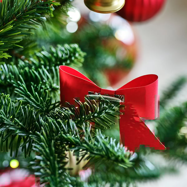 VINTERFINT Décorations sapin, lot de 8, arceau rouge