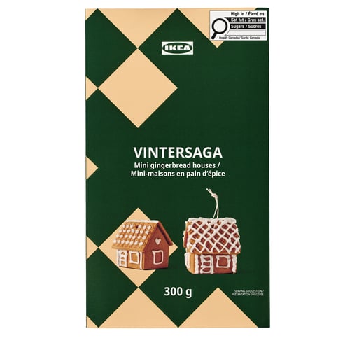 VINTERSAGA Petite maison en pain d'épice, à monter soi-même, 11 oz