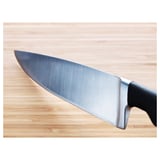 VÖRDA Couteau de chef, noir, 8 "