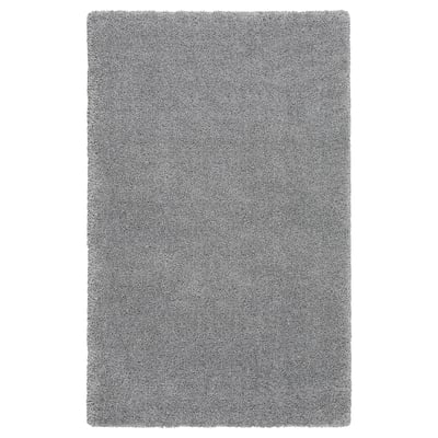 VOLLERSLEV Tapis à poils longs, gris, 6 ' 7 "x9 ' 10 "