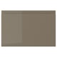 VOXTORP Façade de tiroir, ultrabrillant gris-brun foncé, 15x10 "