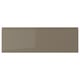 VOXTORP Façade de tiroir, ultrabrillant gris-brun foncé, 30x10 "