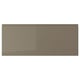 VOXTORP Façade de tiroir, ultrabrillant gris-brun foncé, 36x15 "