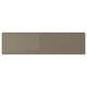 VOXTORP Façade de tiroir, ultrabrillant gris-brun foncé, 36x10 "