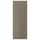 Option : VOXTORP Panneau latéral de finition, ultrabrillant gris-brun foncé, 36x96 "