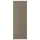 VOXTORP Panneau latéral de finition, ultrabrillant gris-brun foncé, 15x42 1/2 "