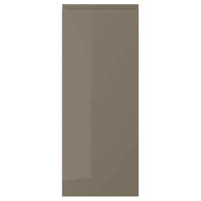 VOXTORP Porte, ultrabrillant gris-brun foncé, 12x30 "