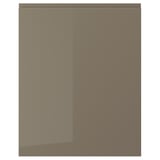 VOXTORP Porte, ultrabrillant gris-brun foncé, 24x30 "