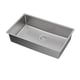 Option : VRESJÖN Évier à encastrer, 1 bac, acier inox, 28 3/4x17 3/8 "