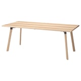 YPPERLIG Table, frêne, 78 3/4x35 3/8 "