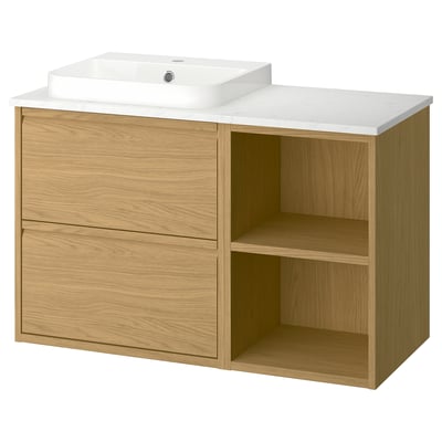ÄNGSJÖN / BACKSJÖN Waschbeckenschrank/Waschbecken