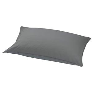 ÄNGSLILJA Kopfkissenbezug, grau, 65x100 cm