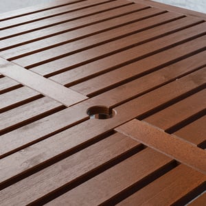 ÄPPLARÖ Tisch+8 Hochlehner - für draußen braun las. - IKEA Schweiz