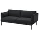 ÄPPLARYD 2er-Sofa, Gunnared schwarz/grau