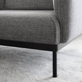 ÄPPLARYD 2er-Sofa, Lejde grau/schwarz