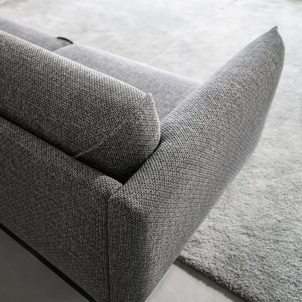 ÄPPLARYD 2er-Sofa, Lejde grau/schwarz