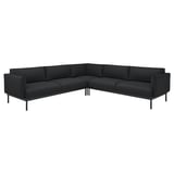 ÄPPLARYD Ecksofa 4-sitzig, Gunnared schwarz/grau